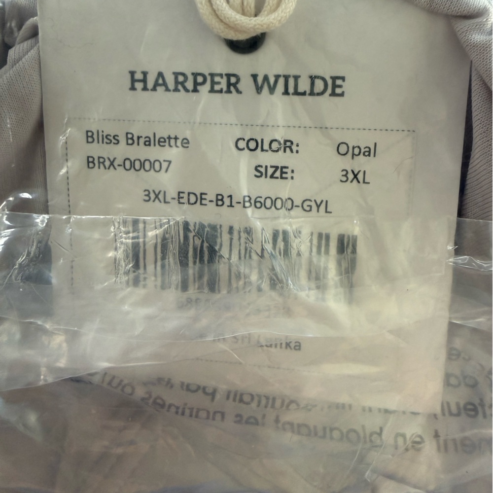 Harper Wilde Bliss Bralette Opal NWT Size 3XL - Picture 6 of 8
